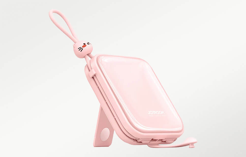 Aukpank Joyroom JR-L009 Cutie 10000mAh 12W (roosa)