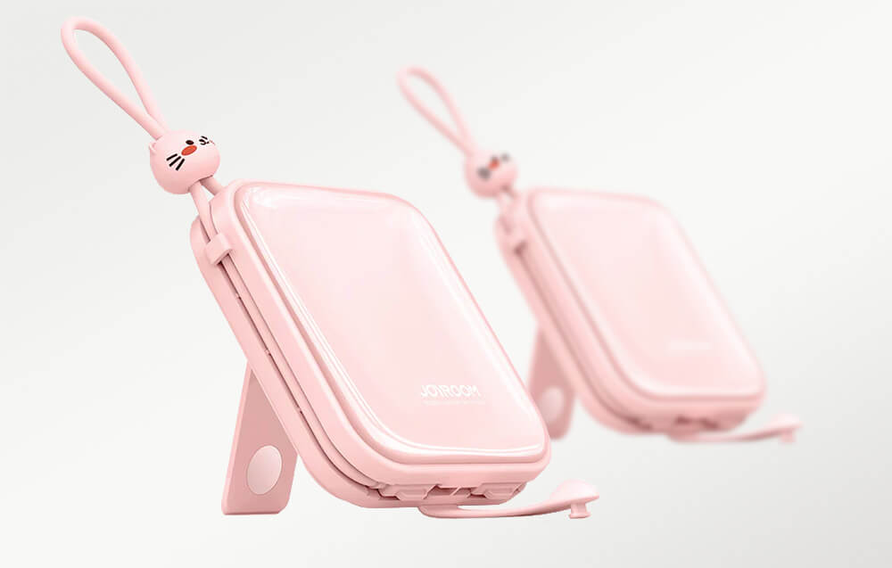 Aukpank Joyroom JR-L009 Cutie 10000mAh 12W (roosa)